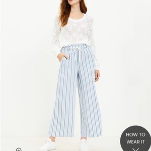 LOFT Emory wide leg pants